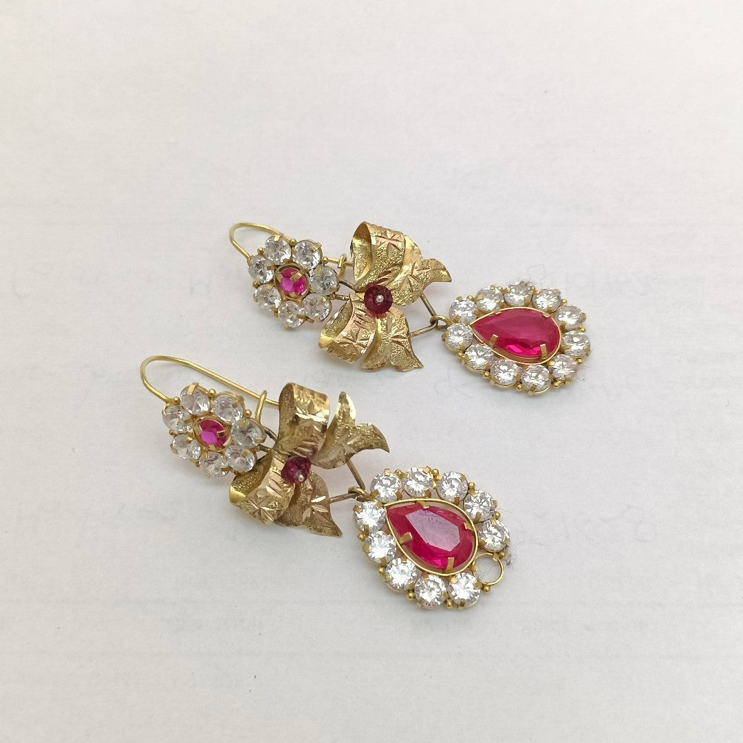 ARETES PAR ORO 8 K 9,70 GRMS (SEMINUEVO)