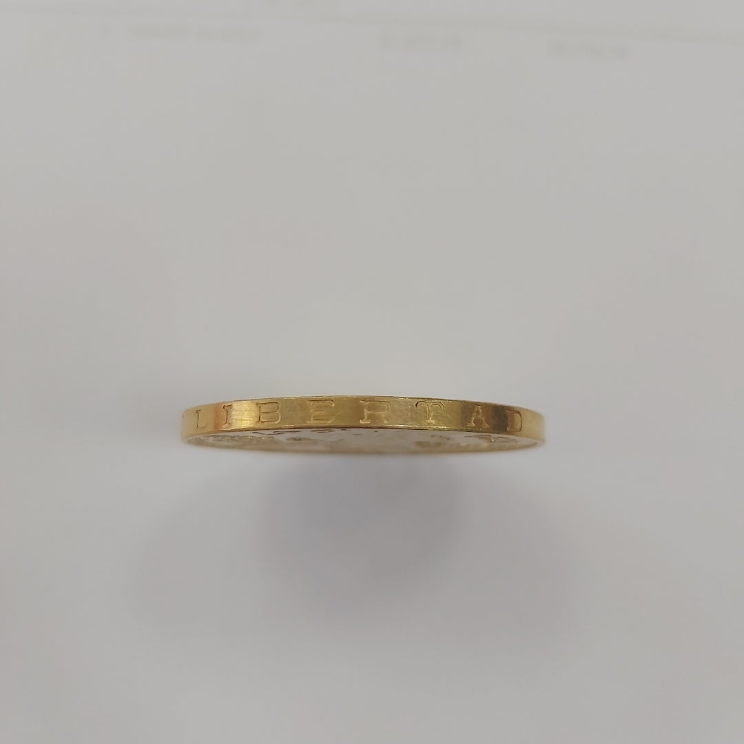 K1 41.6 GRMS 21 K IDENTIFICACIÓN MONEDA NOMINATIVA MONEDAS PESOS 50 PES (SEMINUEVO)