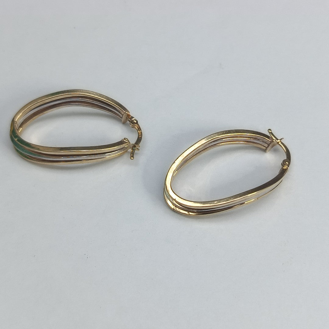 ARETES PAR ORO 14 K 3.1 GRMS (SEMINUEVO)