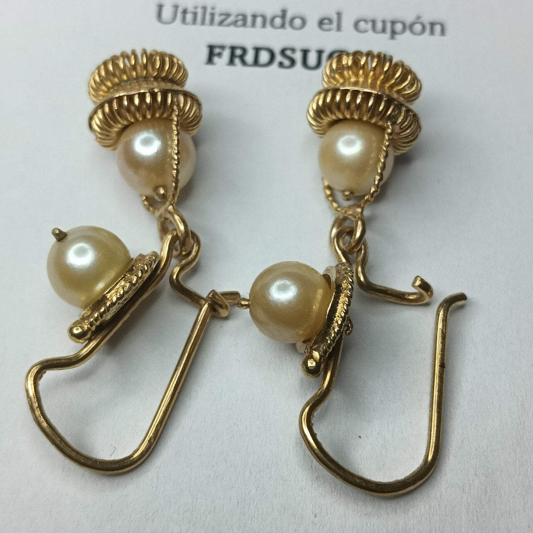 ARETES PAR ORO 10 K 6.7 GRMS (SEMINUEVO)