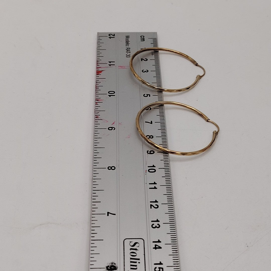 ARRACADAS PAR ORO 10 K 1.9 GRMS (SEMINUEVO)