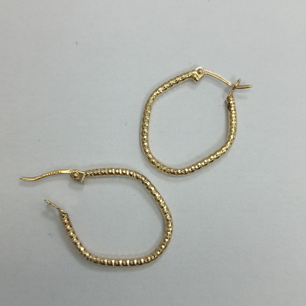 ARRACADAS PAR ORO 14 K 1.6 GRMS (SEMINUEVO)