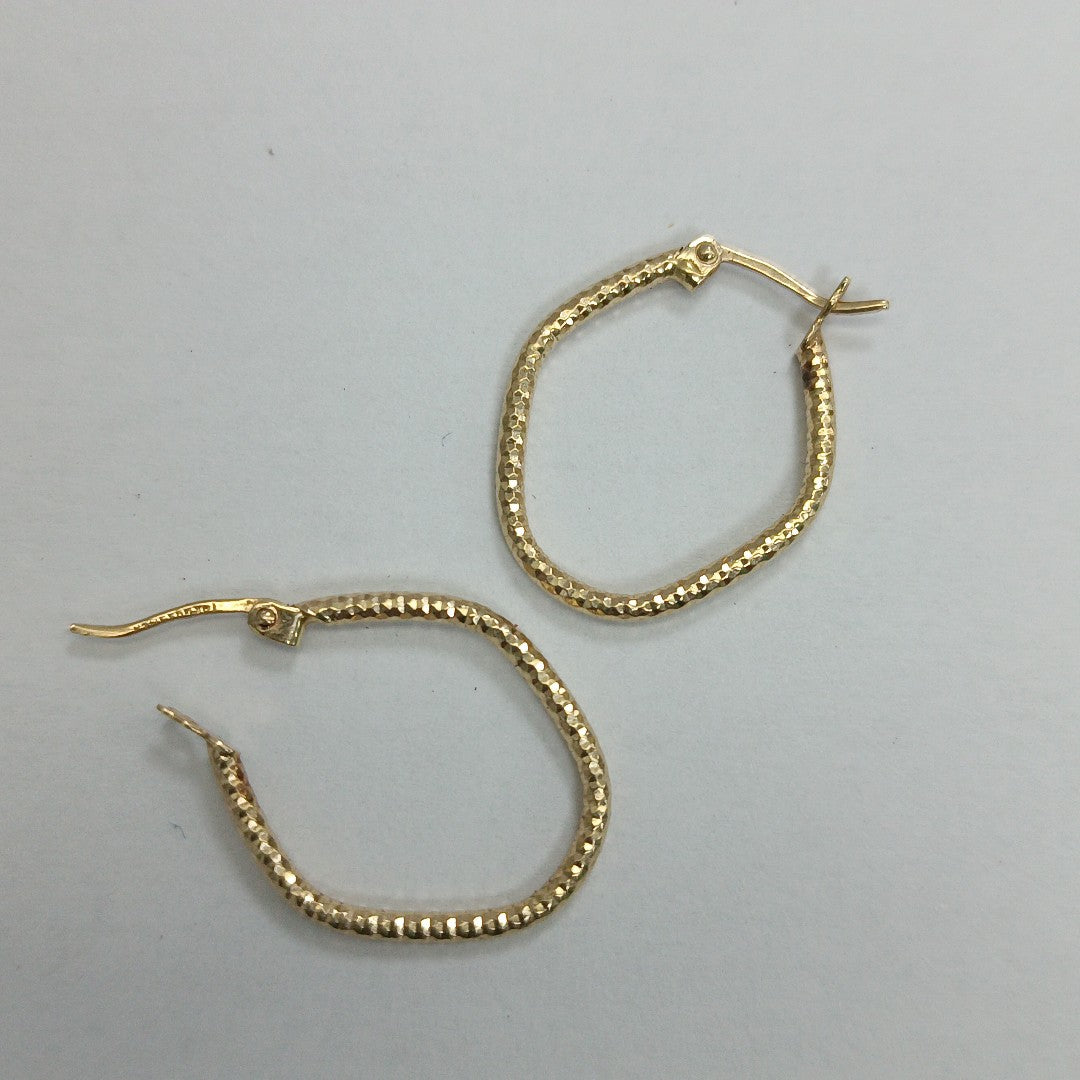 ARRACADAS PAR ORO 14 K 1.6 GRMS (SEMINUEVO)