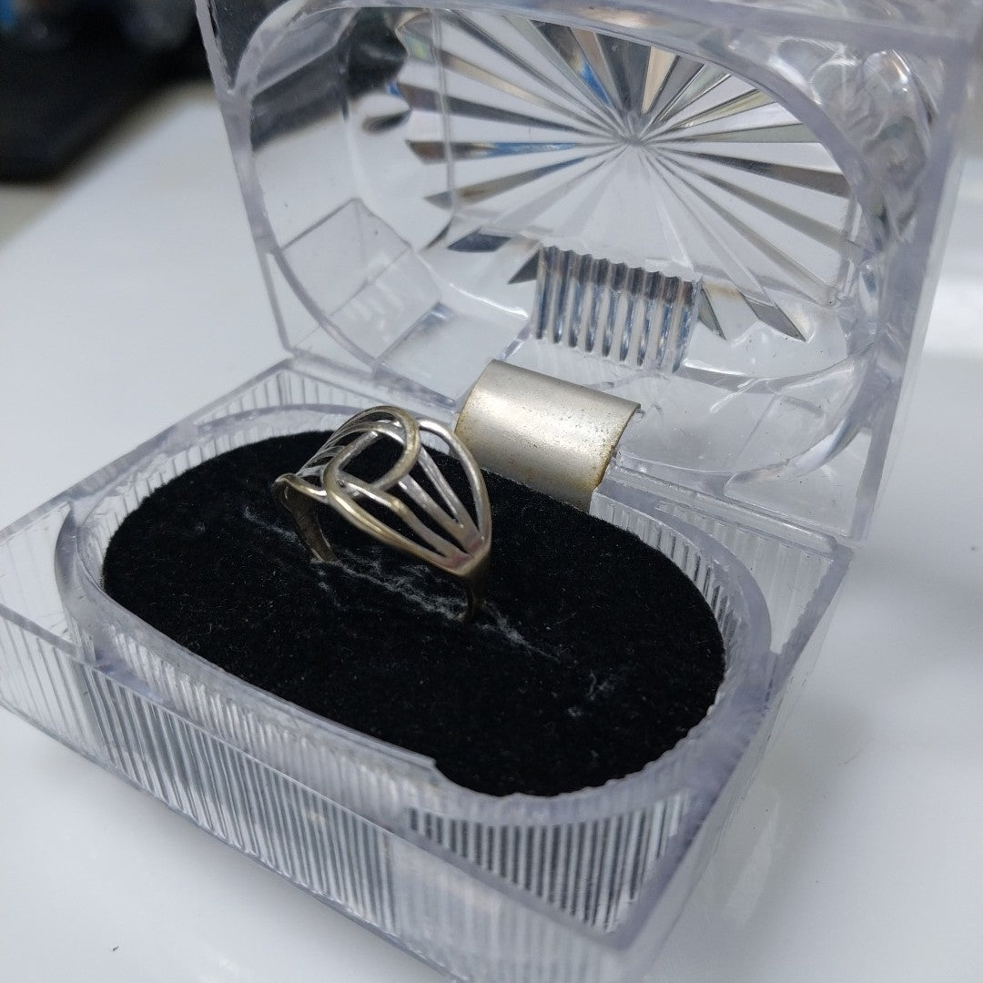 ANILLO ORO BLANCO 14 K 1.5 GRMS (SEMINUEVO)