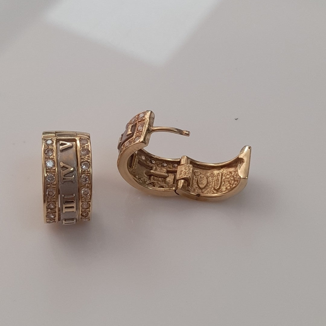 ARETES PAR ORO 14 K 8.6 GRMS (SEMINUEVO)