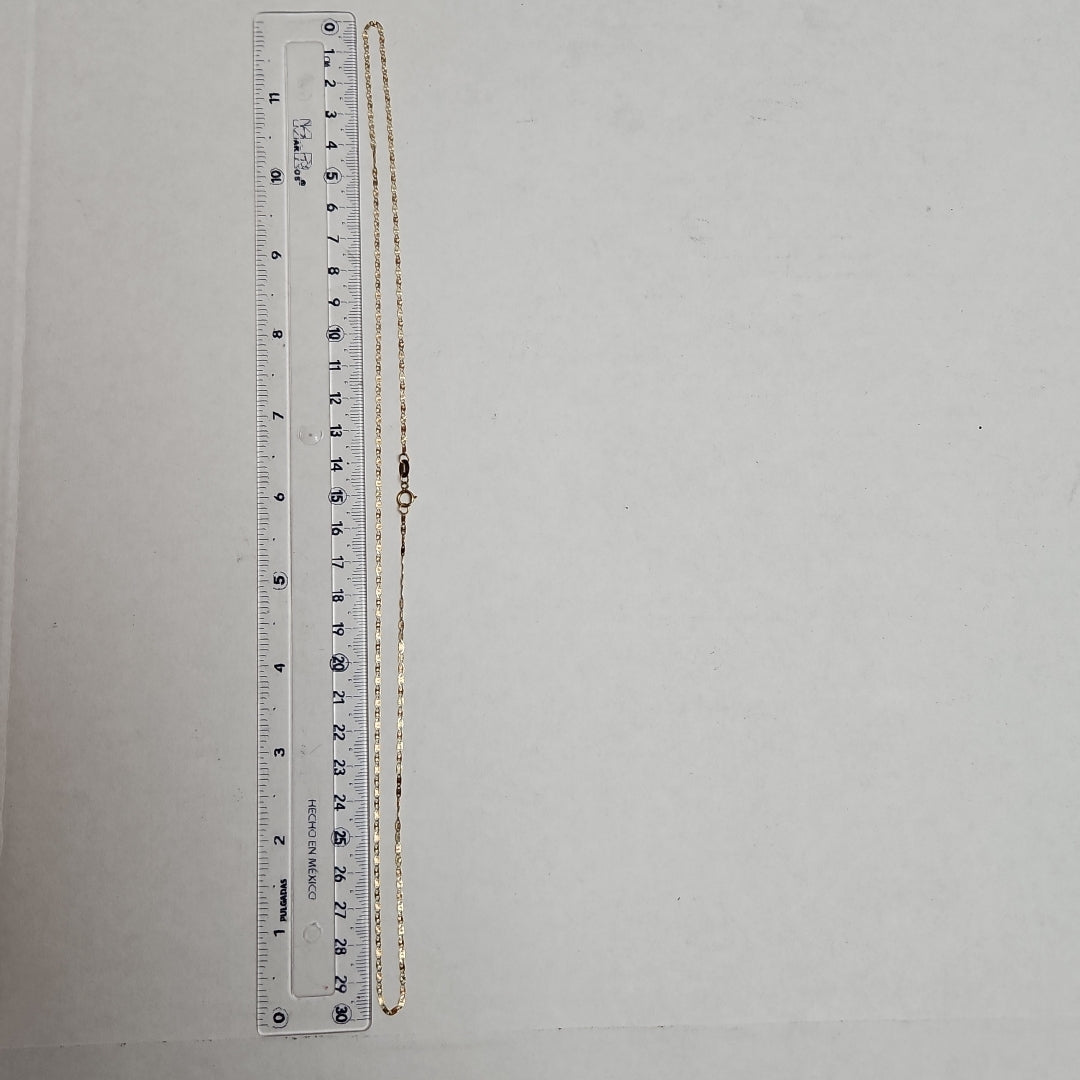 CADENA ORO, ORO COMBINADO 10 K 2.1 GRMS (SEMINUEVO)