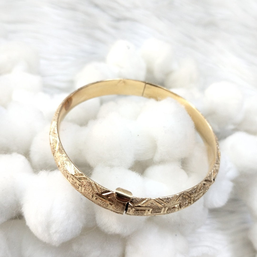 PULSERA RIGIDA ORO 14 K 11.4 GRMS (SEMINUEVO)
