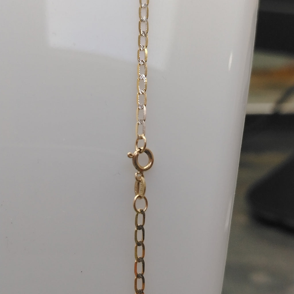CADENA ORO, RODIADO 10 K 1.7 GRMS (SEMINUEVO)