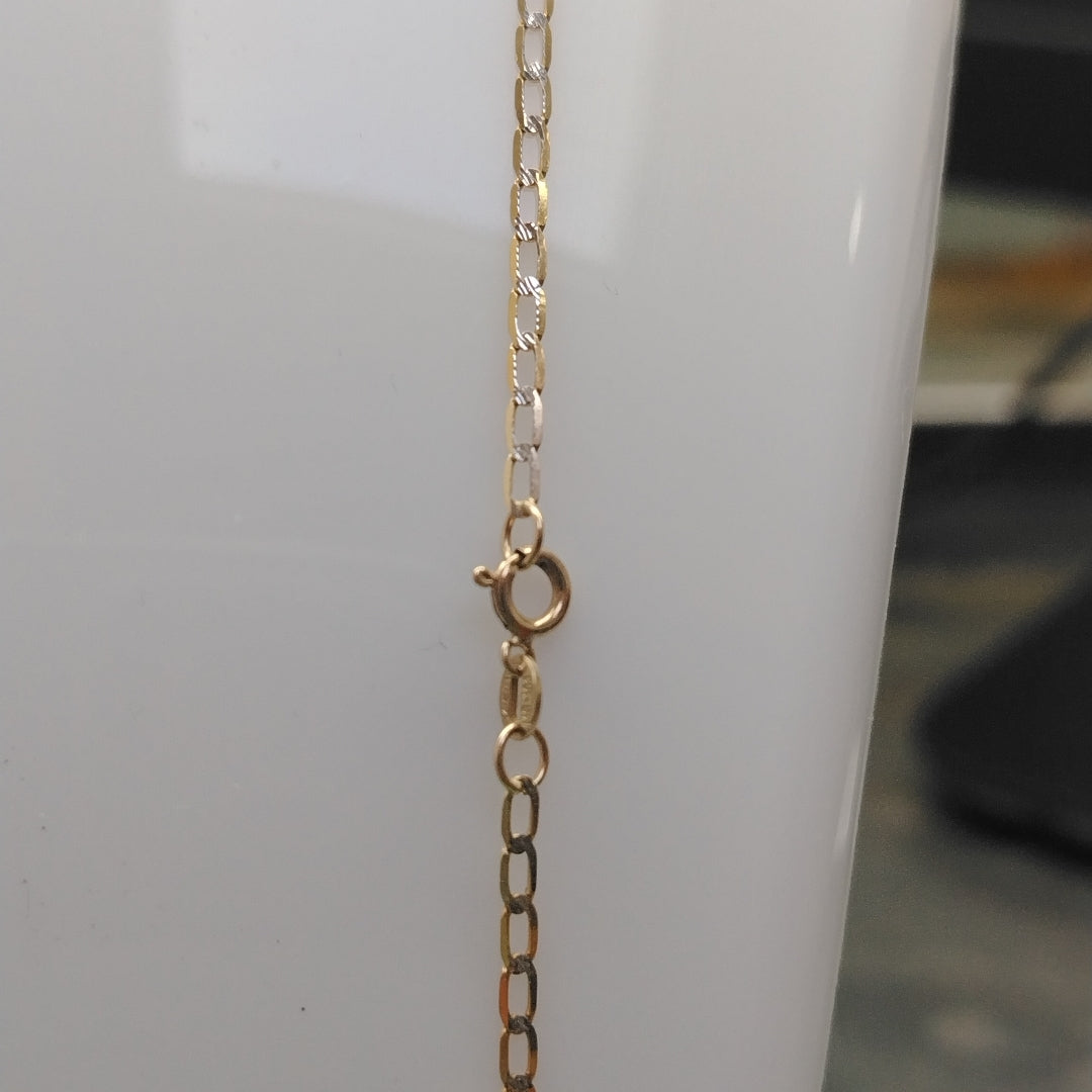 CADENA ORO, RODIADO 10 K 1.7 GRMS (SEMINUEVO)
