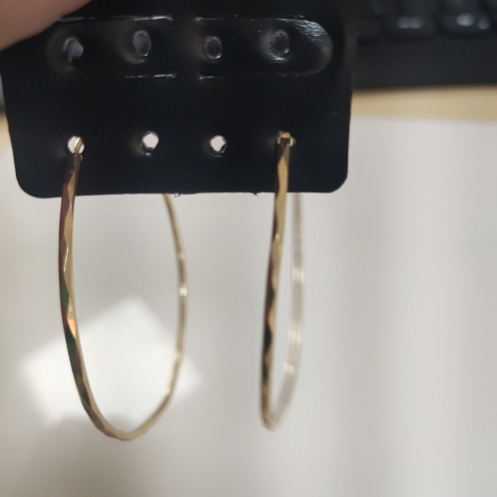 ARRACADAS PAR ORO 8 K 3,30 GRMS (SEMINUEVO)