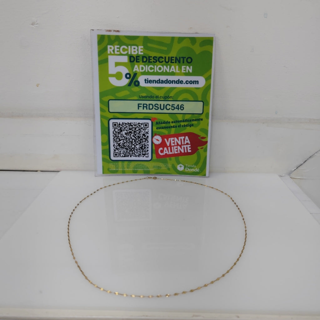 CADENA ORO 10 K 1.1 GRMS (SEMINUEVO)
