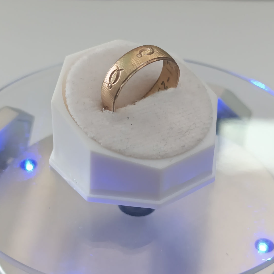ANILLO ORO 10 K 1,60 GRMS (SEMINUEVO)