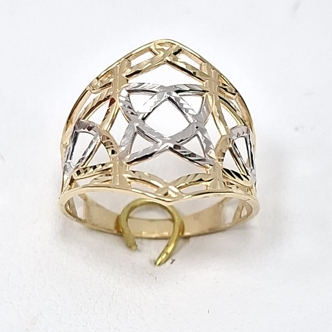 ANILLOS CON ESTRELLA CELTA 14K TALLA 6.5 2.2 GR (NUEVO)