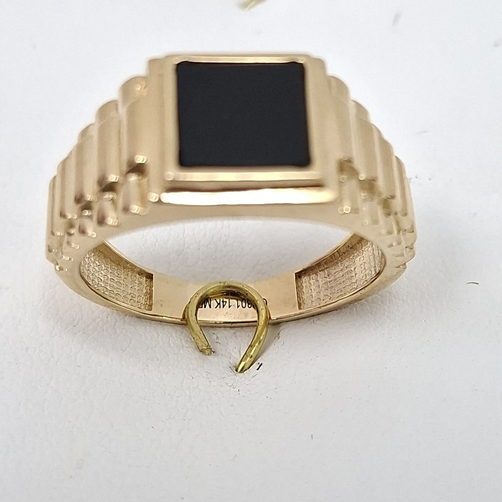 ANILLO C ONIX 14K 11 TALLA 8.4 GR (NUEVO)