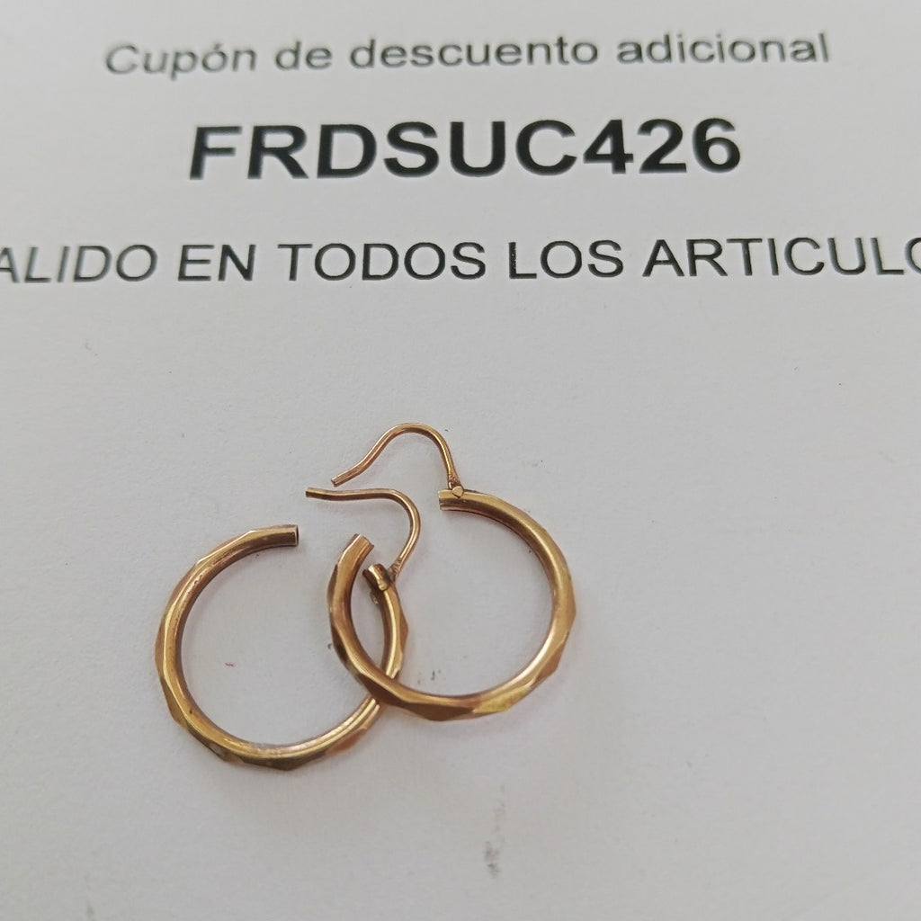 ARETES PAR ORO 10 K 0.9 GRMS (SEMINUEVO)