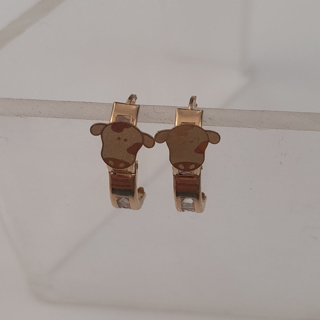 ARRACADAS PAR ORO 10 K 1.4 GRMS (SEMINUEVO)