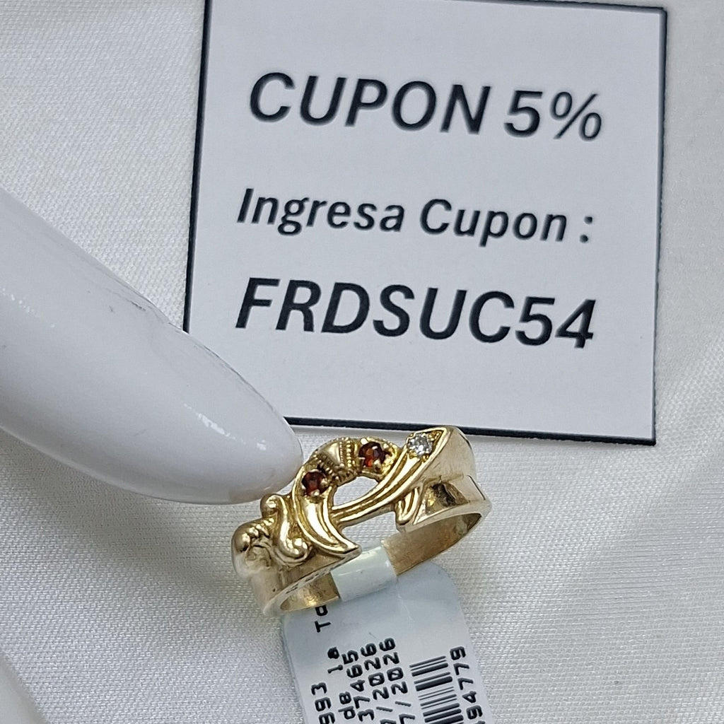 ANILLO ORO 10 K 4,50 GRMS (SEMINUEVO)