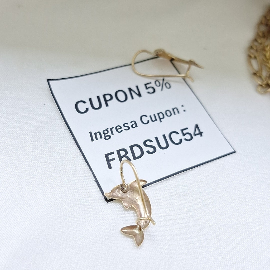 ARETES PAR ORO 10 K 1,10 GRMS (SEMINUEVO)