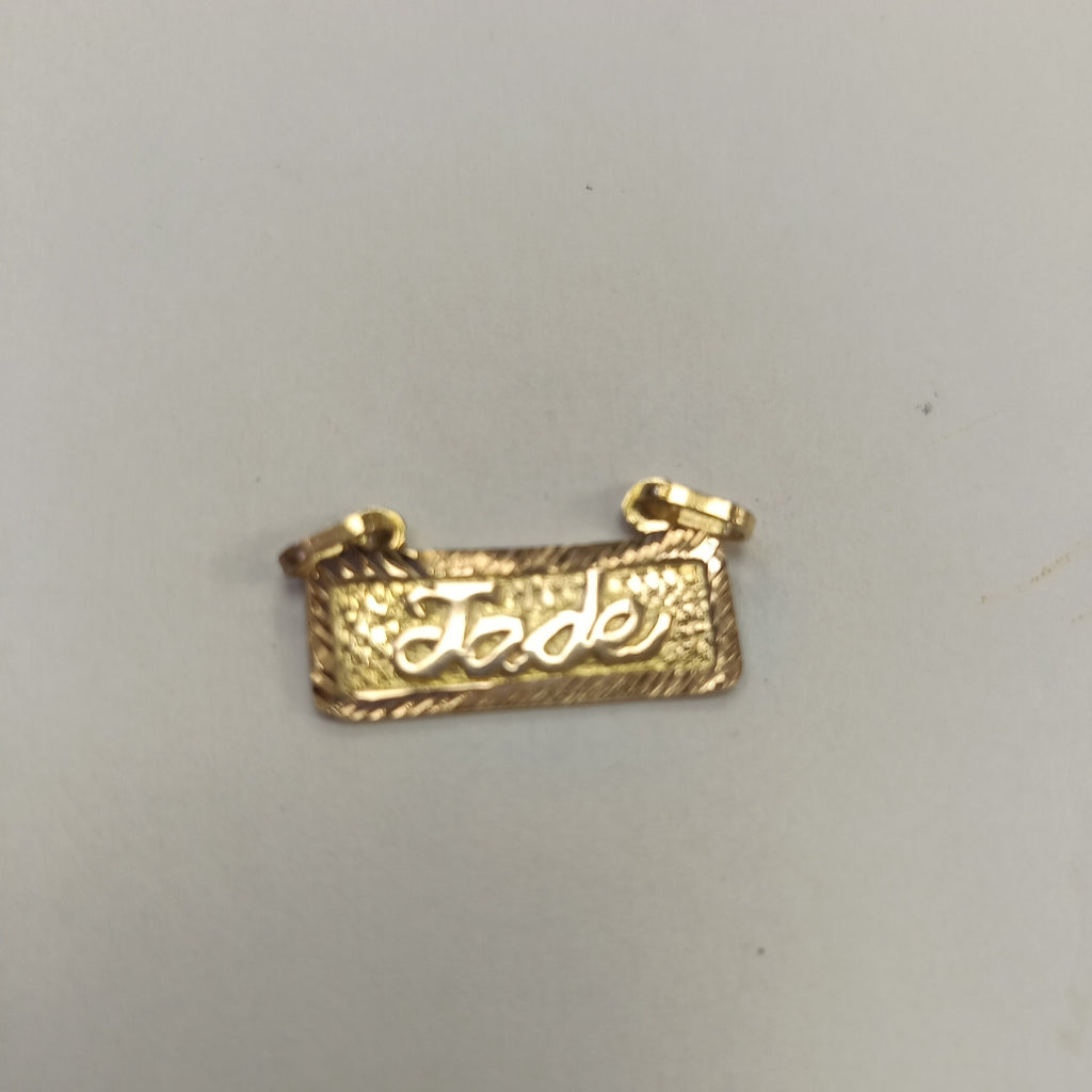 MEDALLA PERSONAL ORO 10 K 2.5 GRMS (SEMINUEVO)