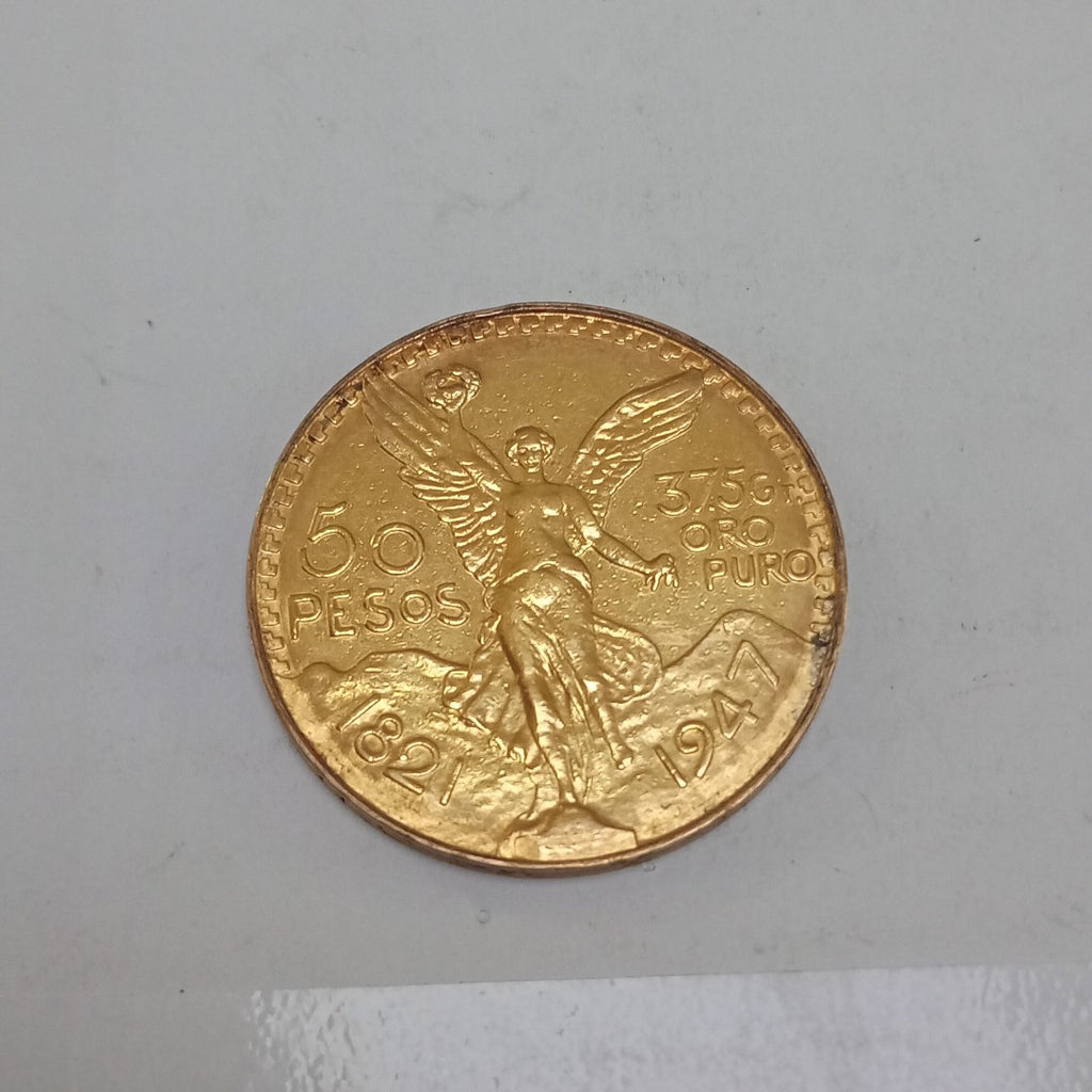 K1 41.6 GRMS 21 K IDENTIFICACIÓN MONEDA NOMINATIVA MONEDAS PESOS 50 PESOS (SEMINUEVO)