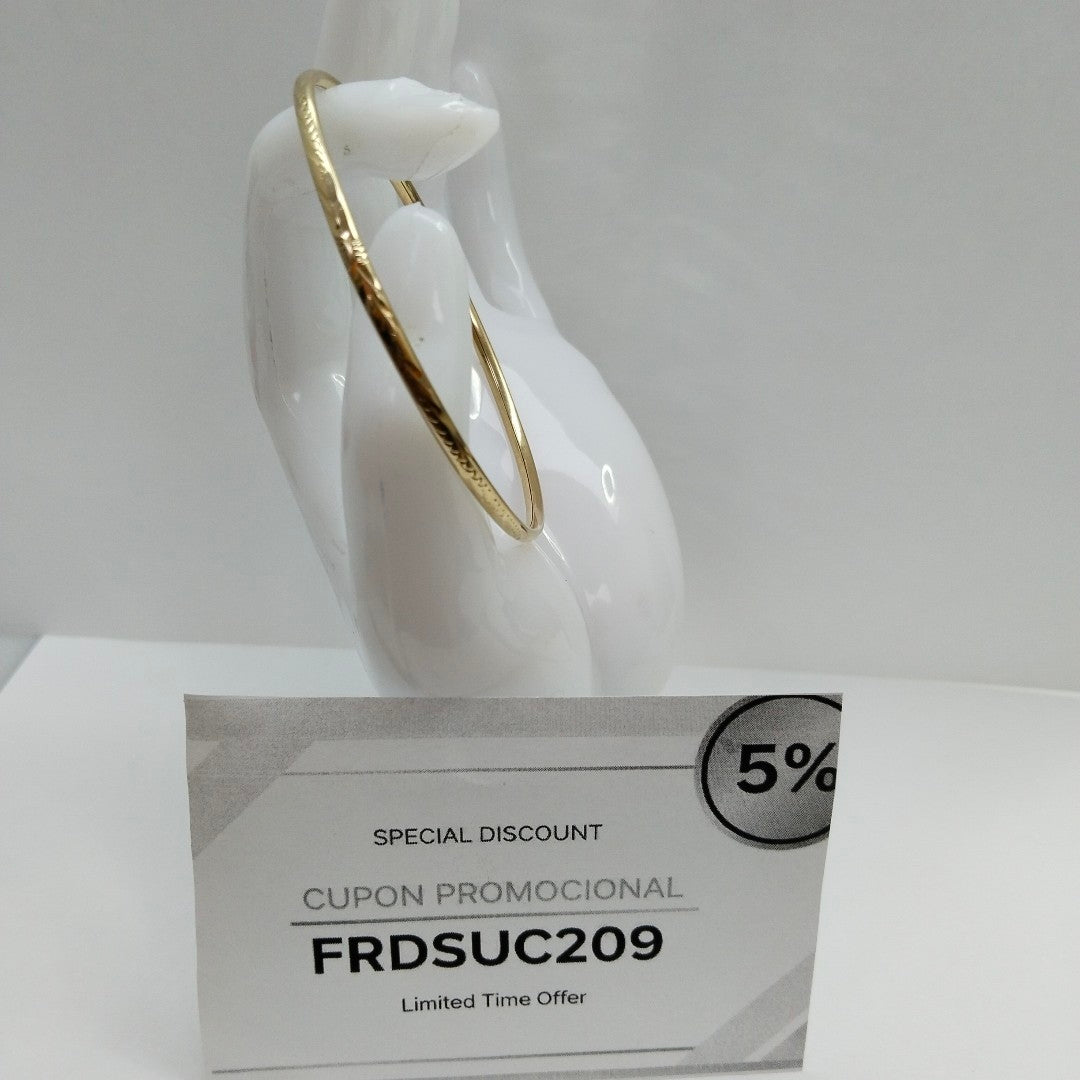 PULSERA RIGIDA ORO 8 K 3,90 GRMS (SEMINUEVO)