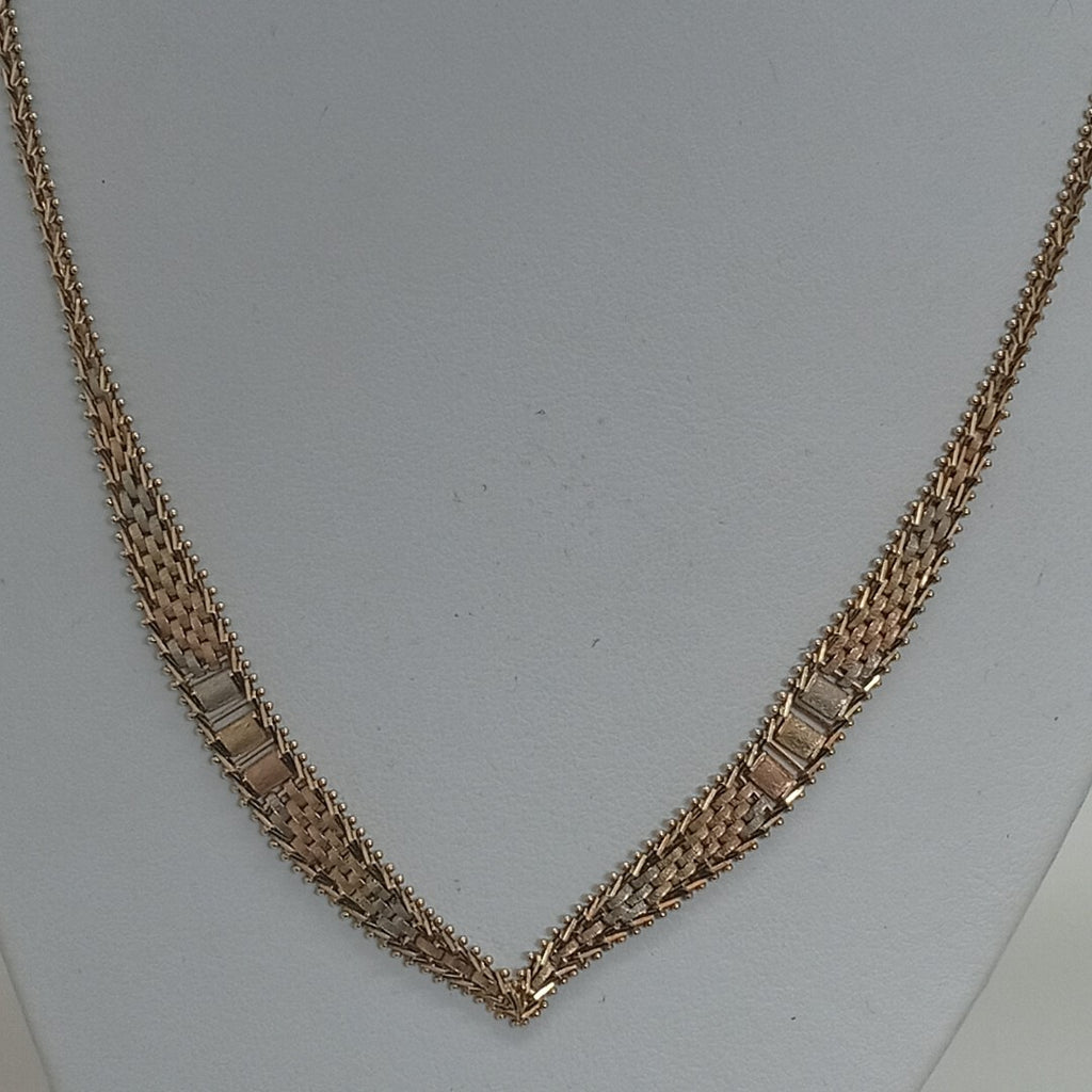 CADENA ORO COMBINADO 10 K 15.1 GRMS (SEMINUEVO)