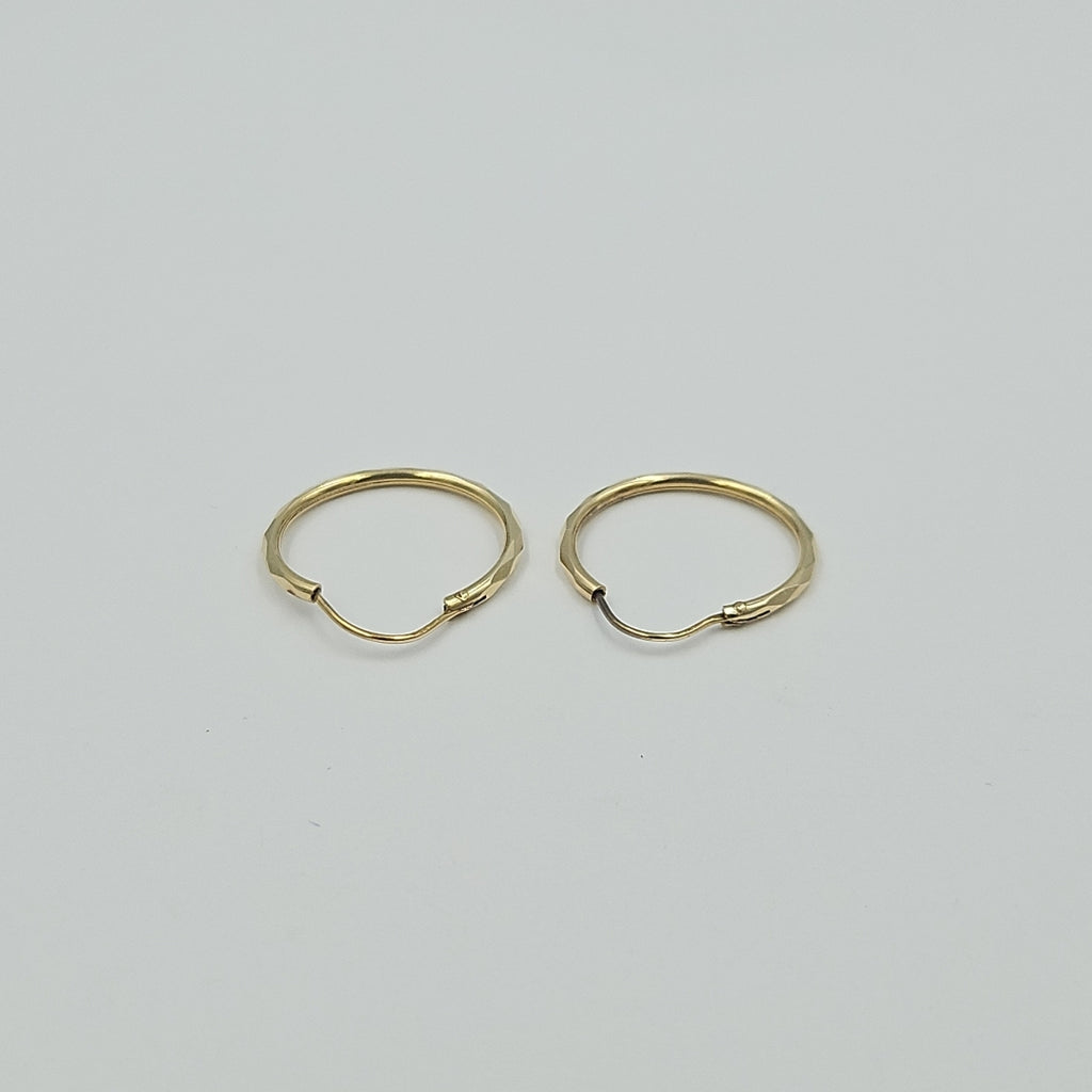 ARRACADAS PAR ORO 14 K 1.6 GRMS (SEMINUEVO)