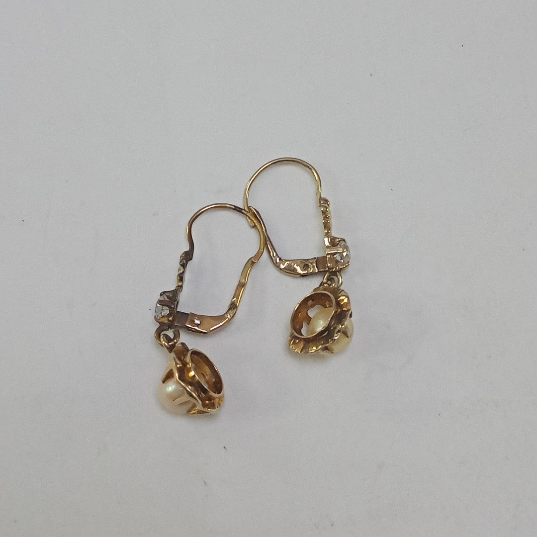 ARETES PAR ORO 10 K 3.2 GRMS (SEMINUEVO)