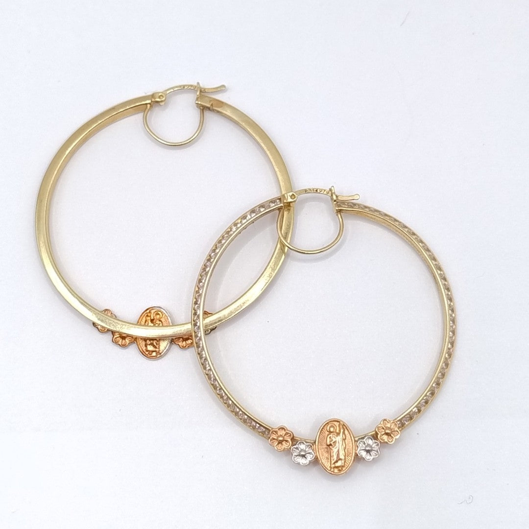 ARRACADAS PAR ORO 14 K 5,00 GRMS (SEMINUEVO)