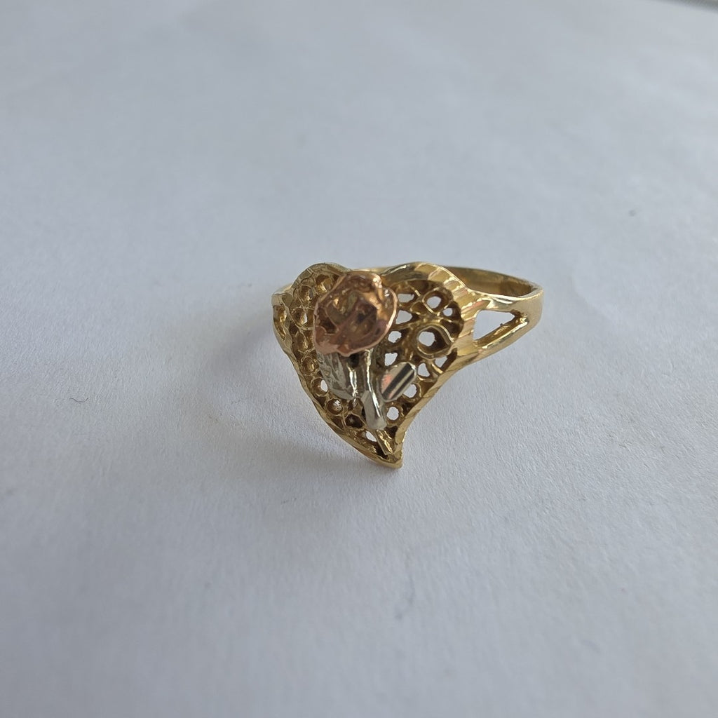 ANILLITO ORO, ORO COMBINADO 14 K 2.1 GRMS (SEMINUEVO)