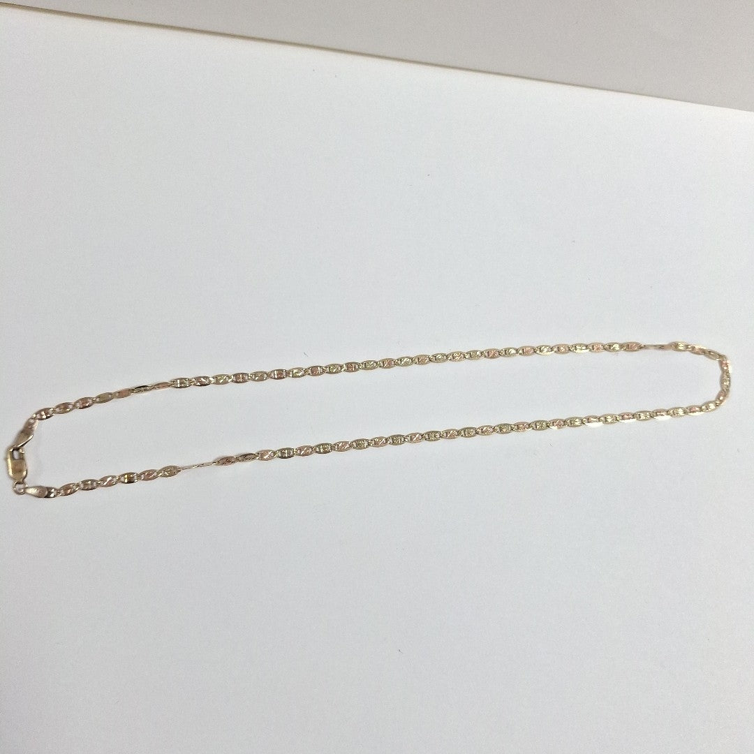 CADENA ORO COMBINADO 10 K 3.8 GRMS (SEMINUEVO)