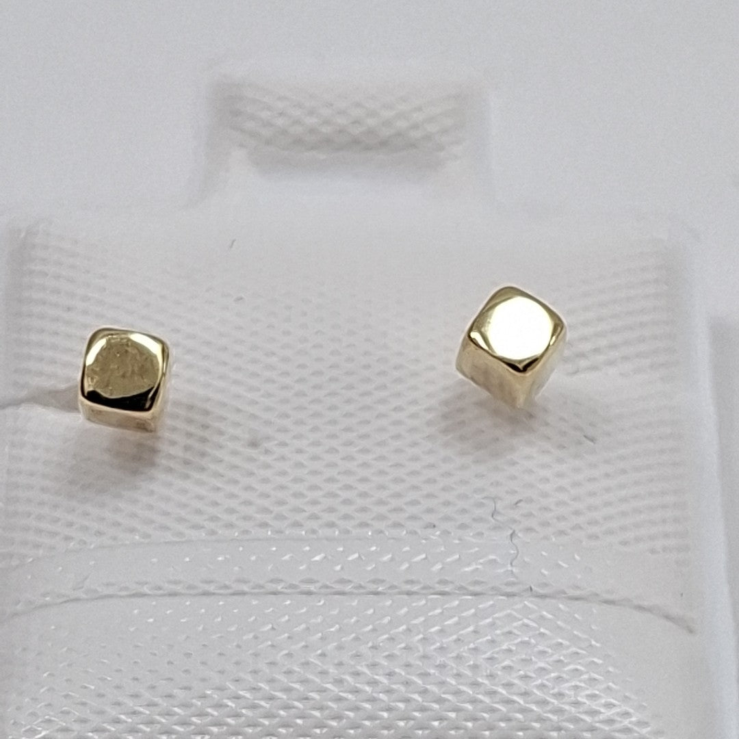 BROQUELES BROQUEL FIG CUBO 14K 0.203 GR (NUEVO)