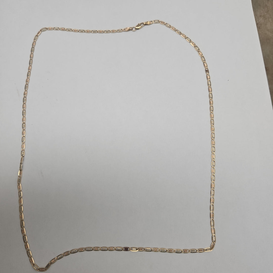 CADENA ORO COMBINADO 10 K 6,20 GRMS (SEMINUEVO)