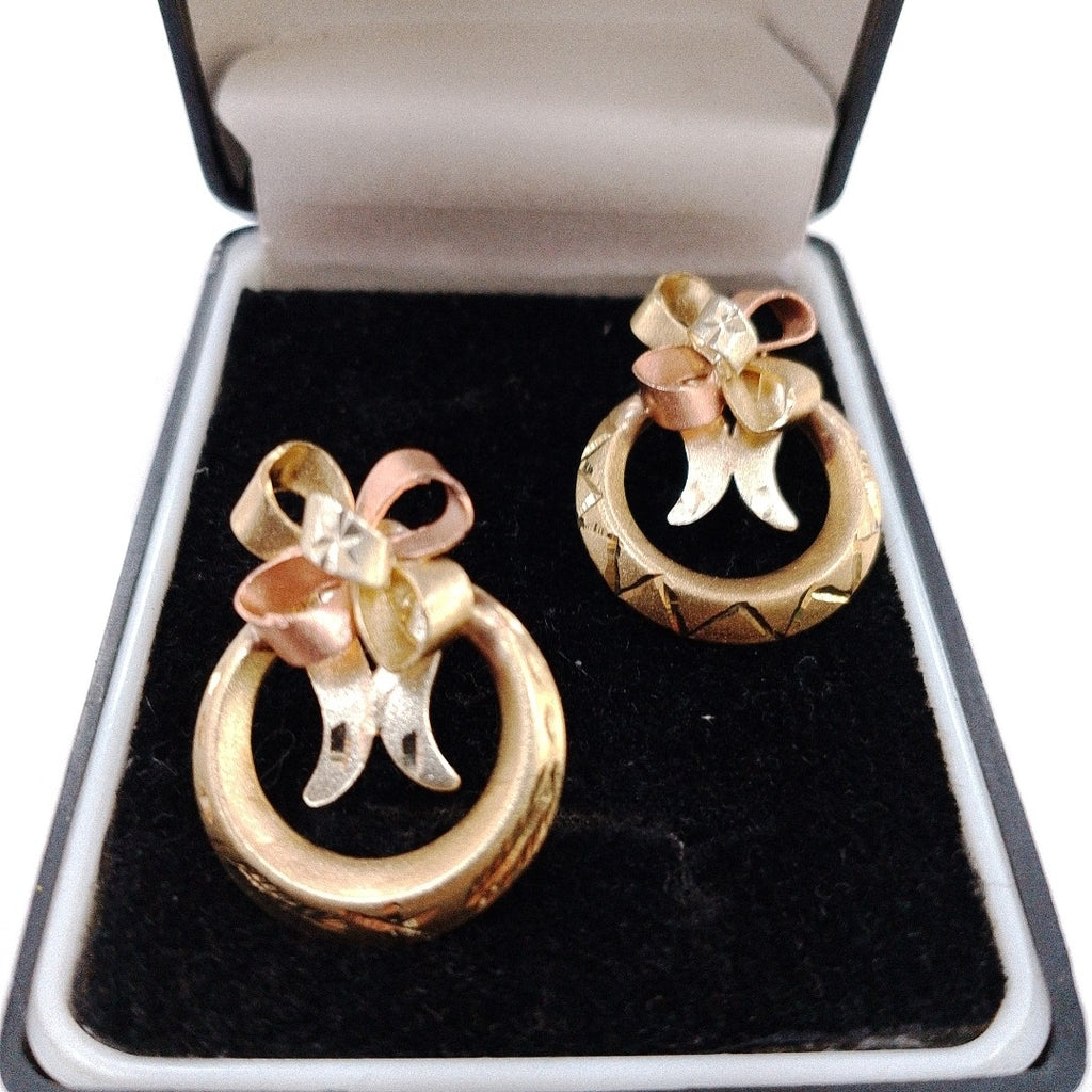 ARETES PAR ORO 14 K 4.8 GRMS (SEMINUEVO)