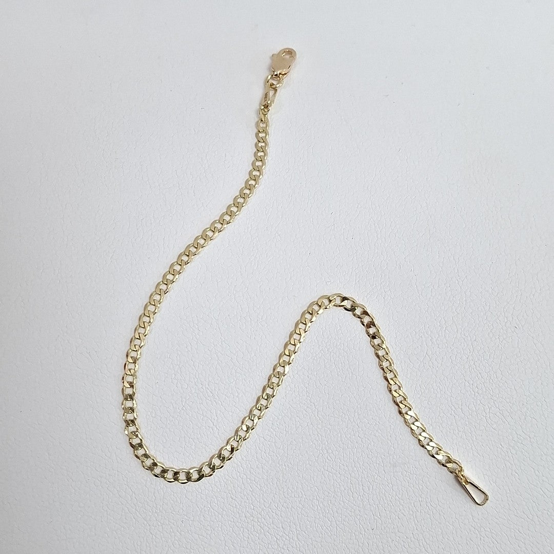 PULSERA BARBADA 14K 18 CM 2.1 GR (NUEVO)