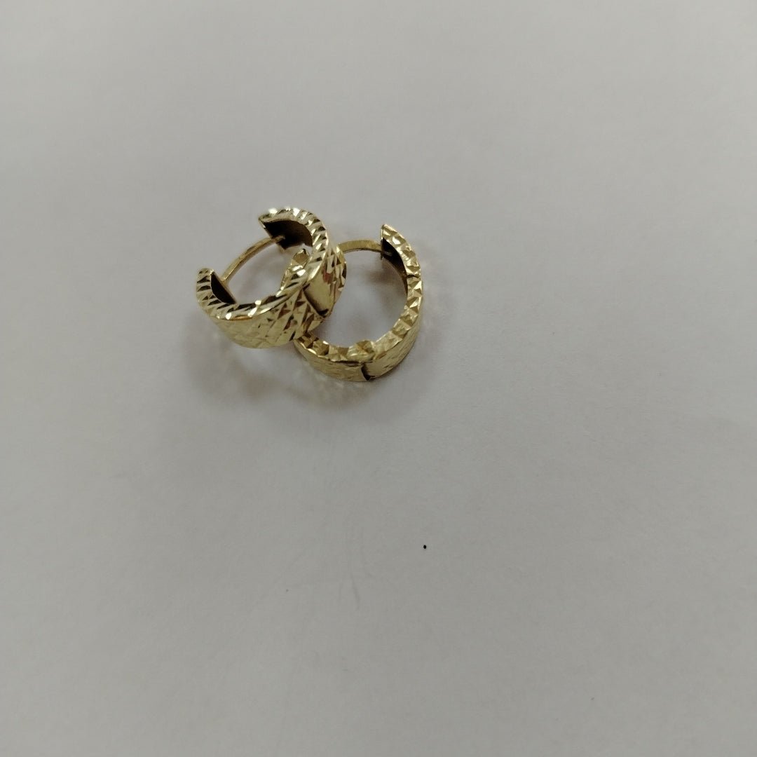 ARRACADAS PAR ORO 14 K 1.7 GRMS (SEMINUEVO)