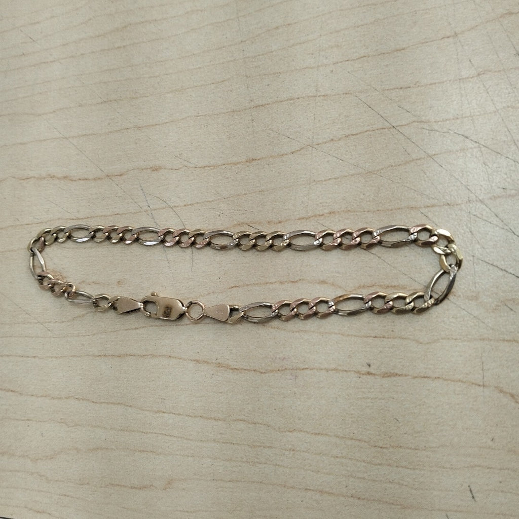 PULSERA ORO COMBINADO 14 K 7.3 GRMS (SEMINUEVO)