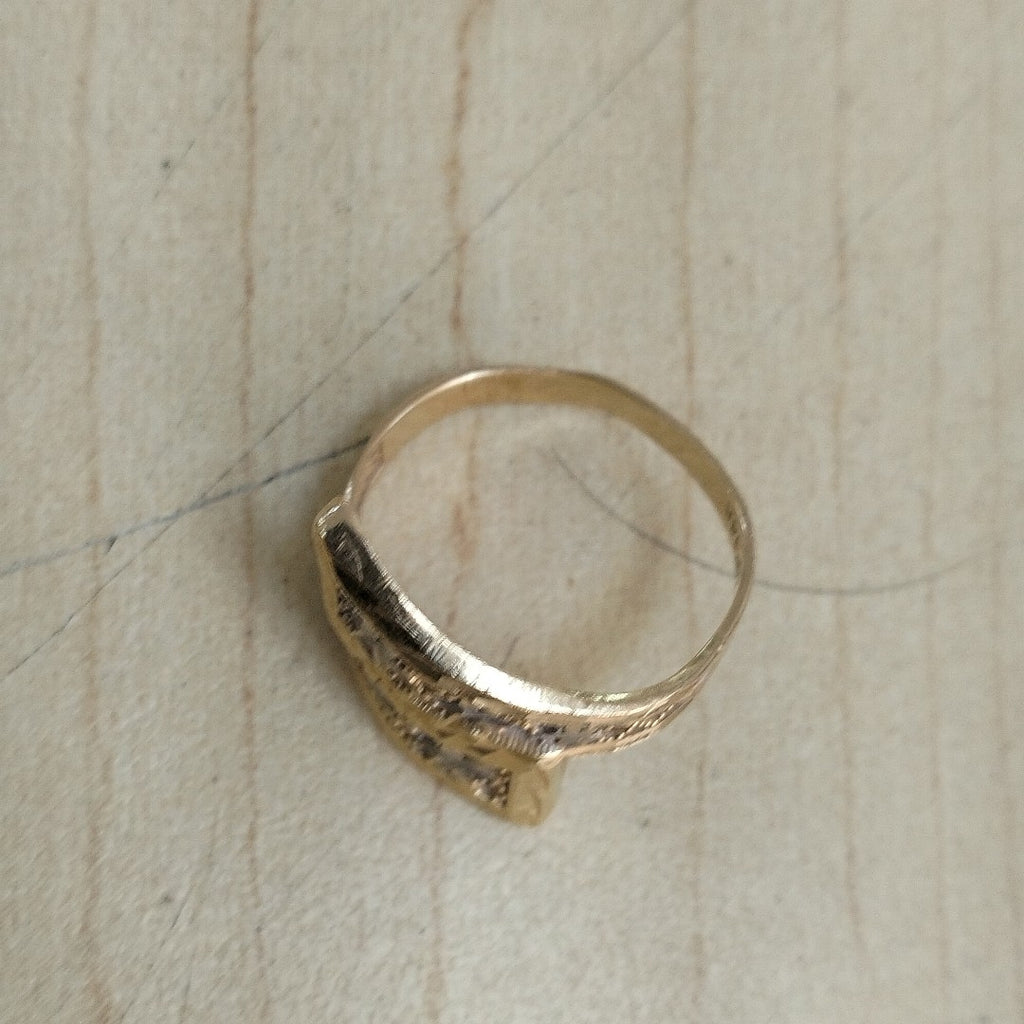 ANILLITO ORO COMBINADO 14 K 2.5 GRMS (SEMINUEVO)