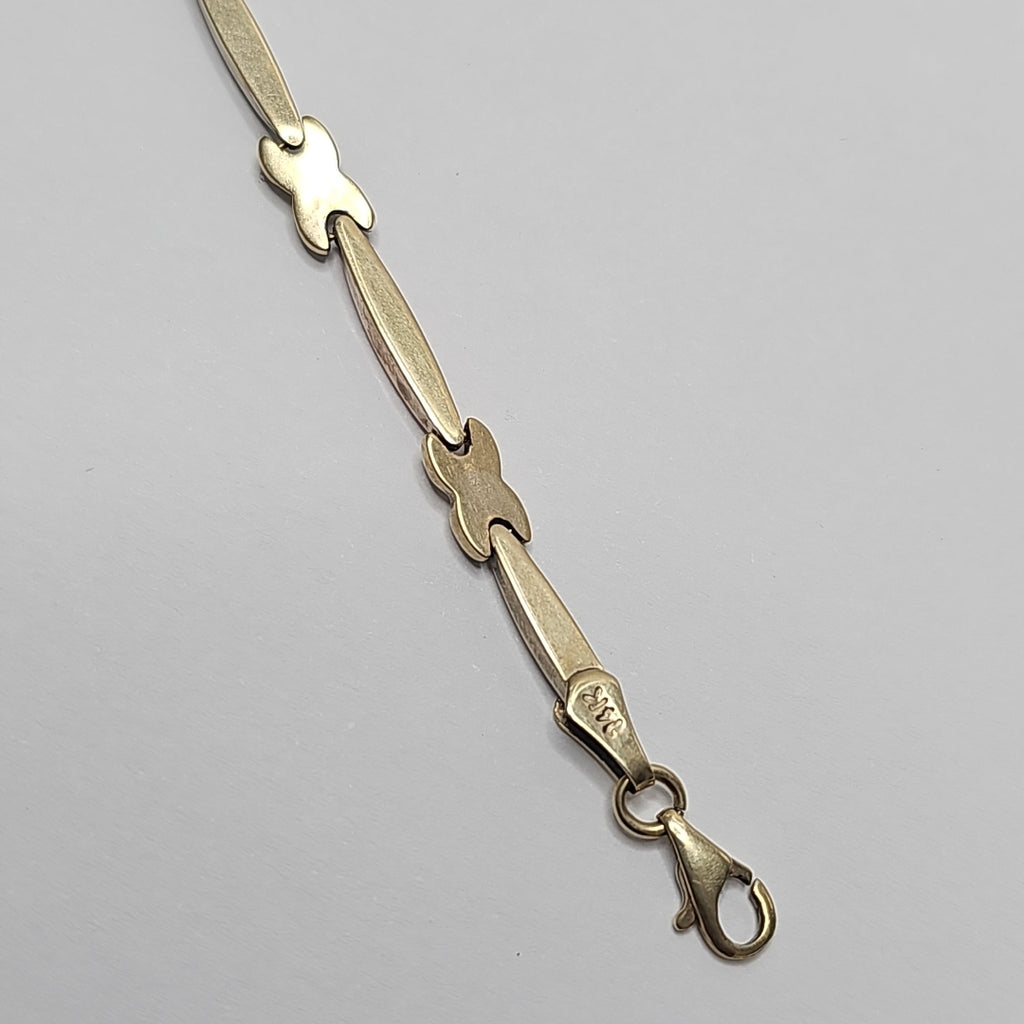 PULSERA ORO COMBINADO 14 K 4,40 GRMS (SEMINUEVO)