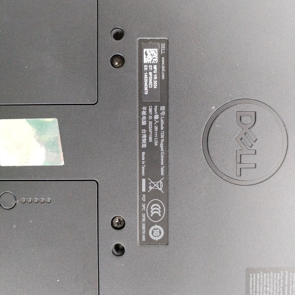 TABLETA DELL LATITUDE 7230 RUGGED EXTREME (2024) 256 GB SSD 16 GB RAM (SEMINUEVO)