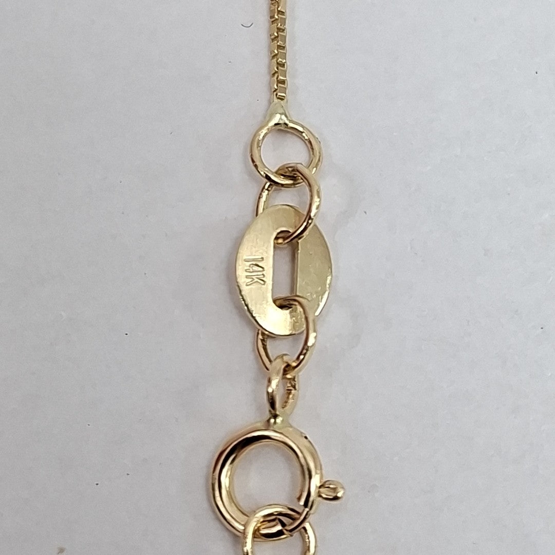 CADENA VENECIANO 14K 55 CM 1.8 GR (NUEVO)