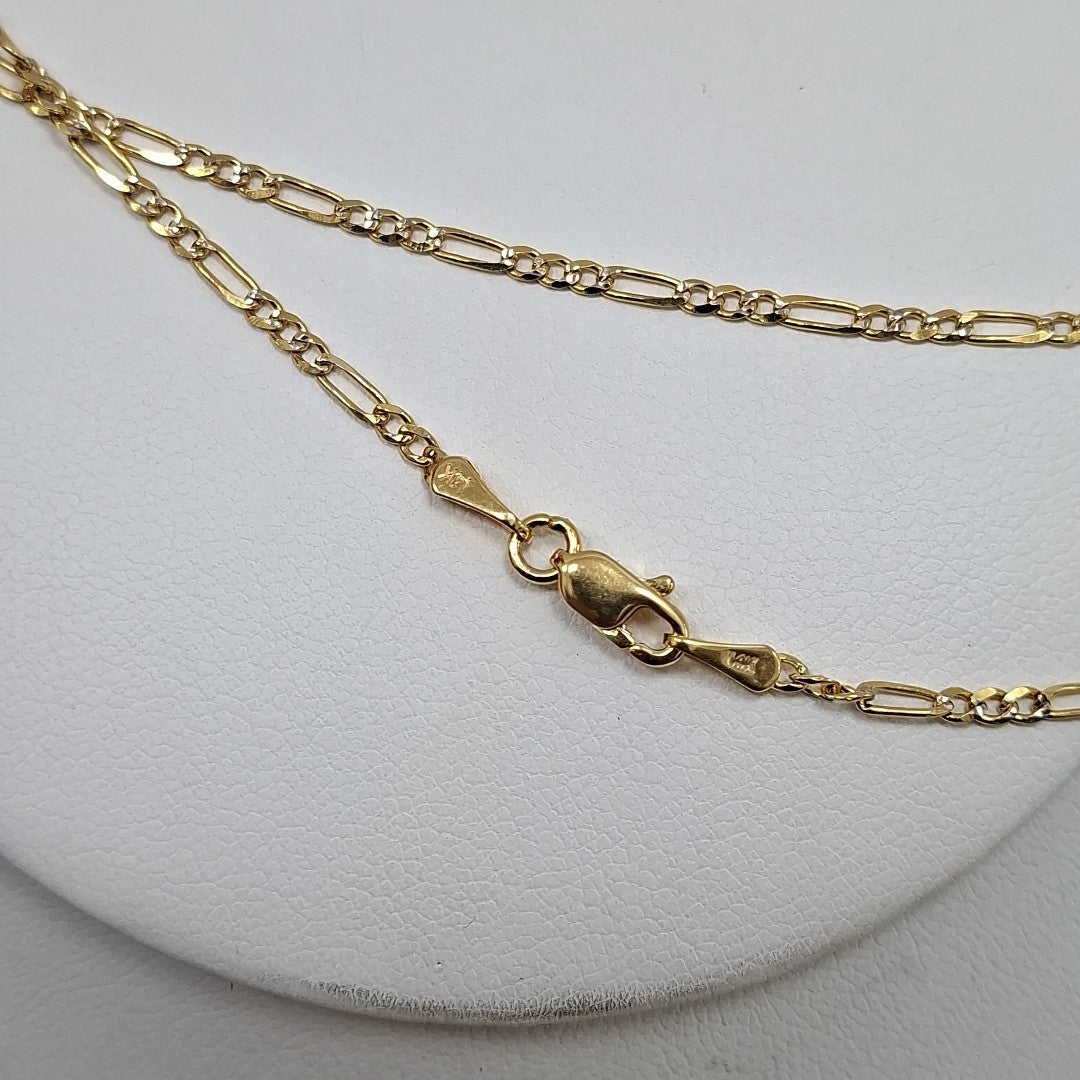 CADENA 3X1 14K 50 CM 3.4 GR (NUEVO)