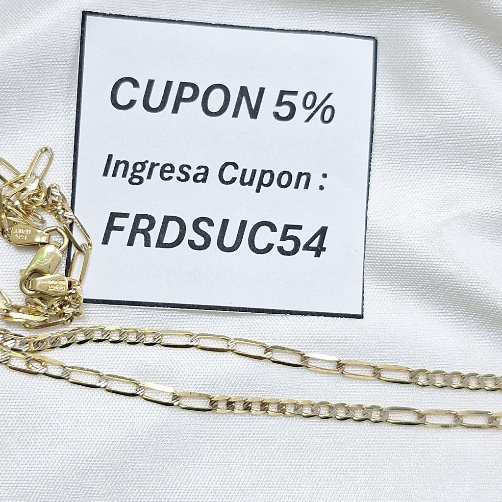 CADENA ORO 14 K 4.3 GRMS (SEMINUEVO)