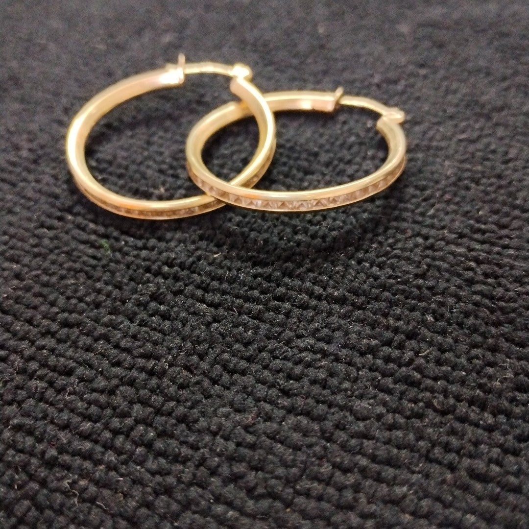 ARRACADAS PAR ORO 10 K 5,90 GRMS (SEMINUEVO)