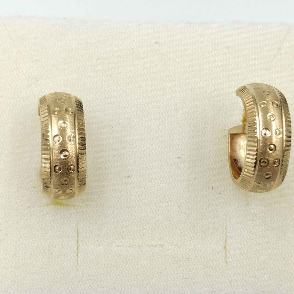 ARRACADAS PAR ORO 14 K 3.6 GRMS (SEMINUEVO)