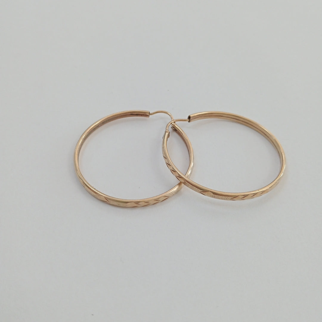 ARRACADAS PAR ORO 10 K 3.3 GRMS (SEMINUEVO)
