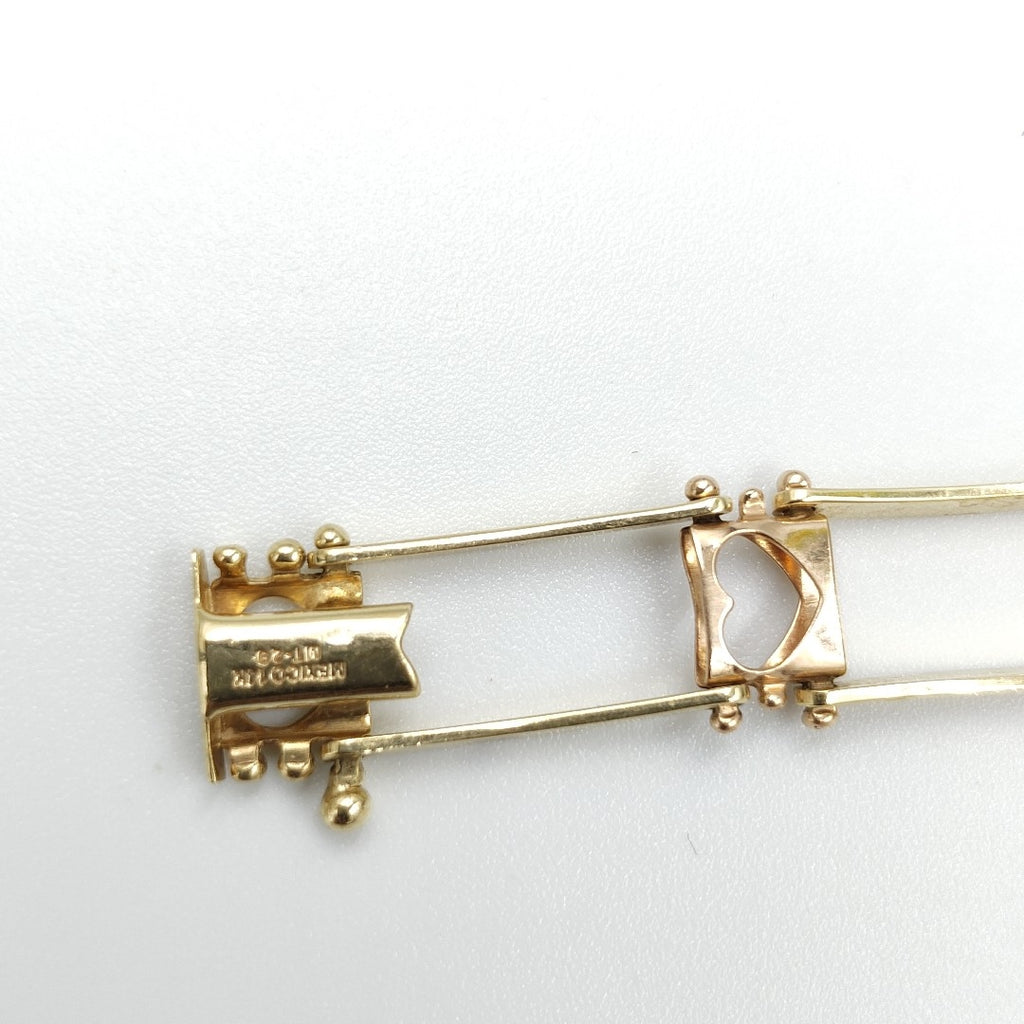 PULSERA ORO, ORO COMBINADO 14 K 7.9 GRMS (SEMINUEVO)