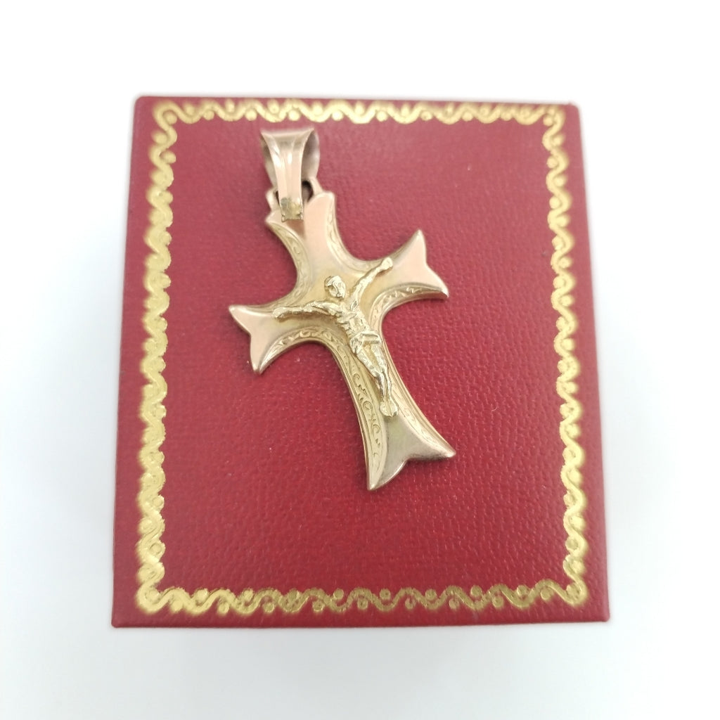 CRUCIFIJO ORO 10 K 2,70 GRMS (SEMINUEVO)