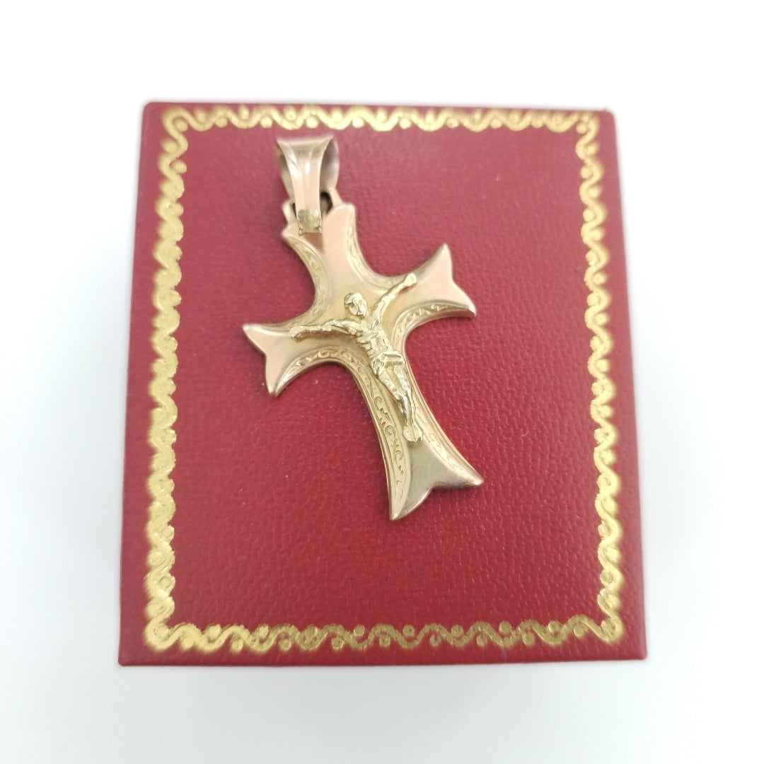 CRUCIFIJO ORO 10 K 2,70 GRMS (SEMINUEVO)