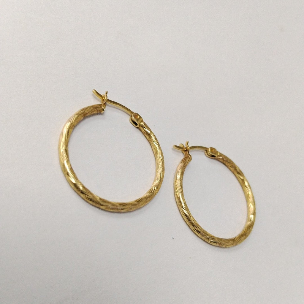ARRACADAS PAR ORO 14 K 2,30 GRMS (SEMINUEVO)